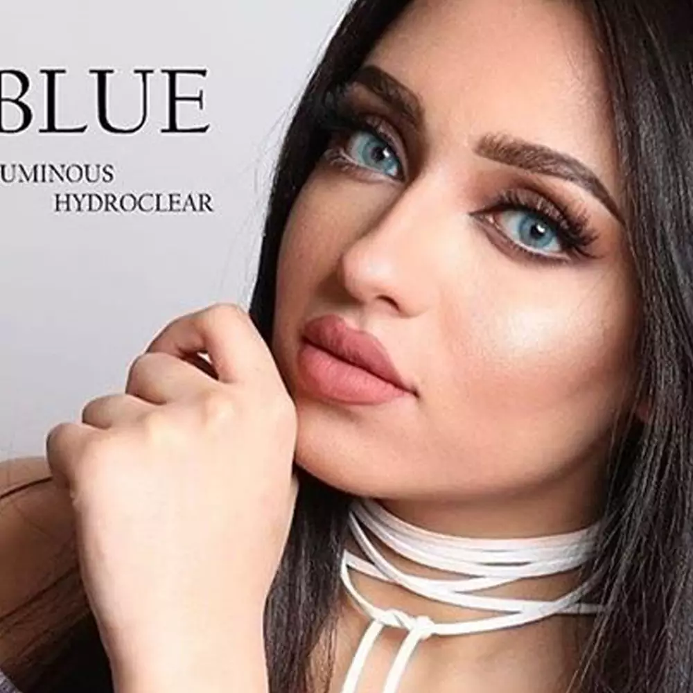لنز لومینس بلو آبی اقیانوسی بدون دور