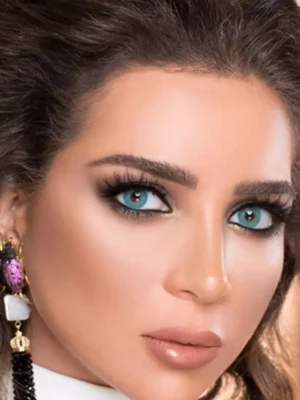 لنز لومینس بلو آبی اقیانوسی بدون دور - Image 6