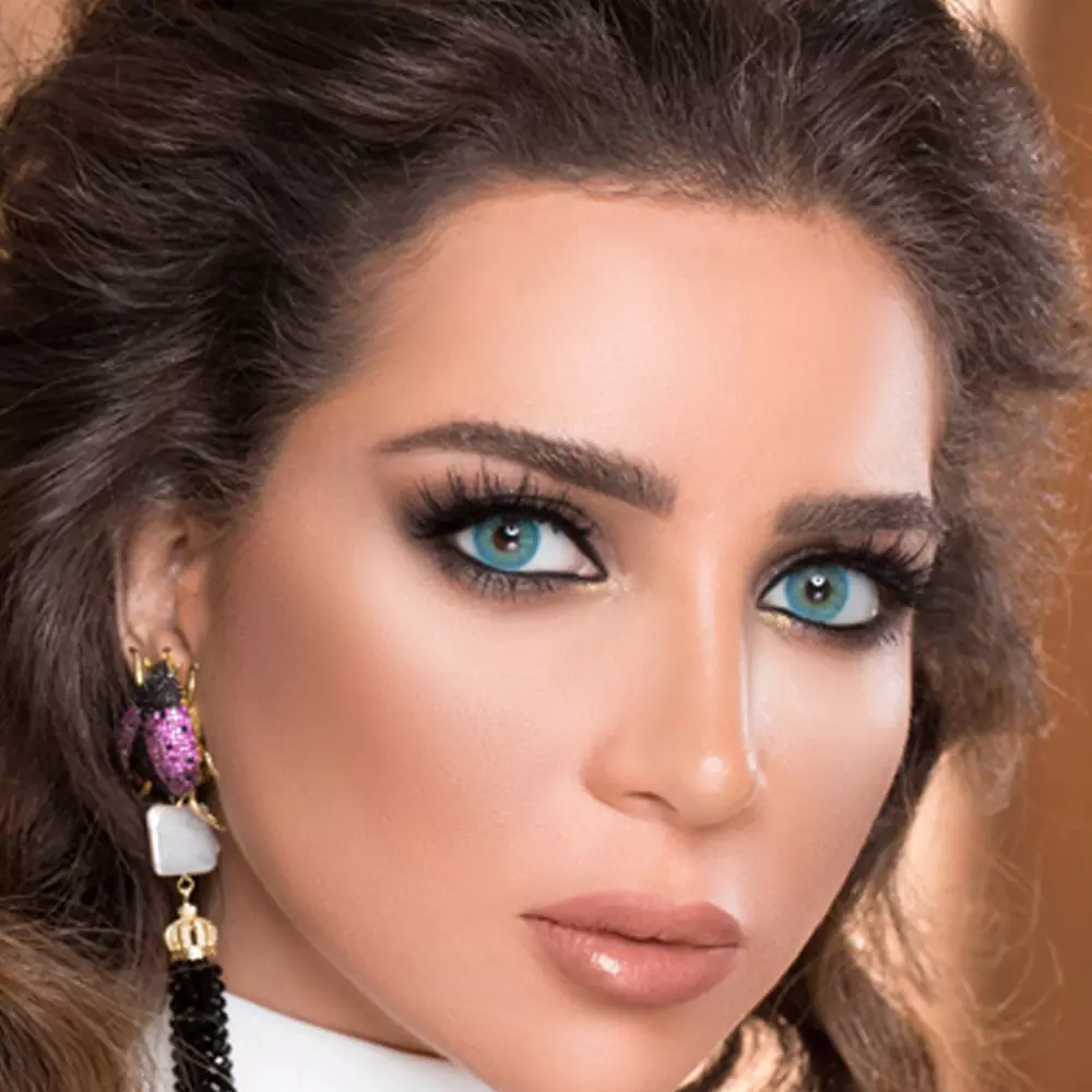 لنز لومینس بلو آبی اقیانوسی بدون دور - Image 6