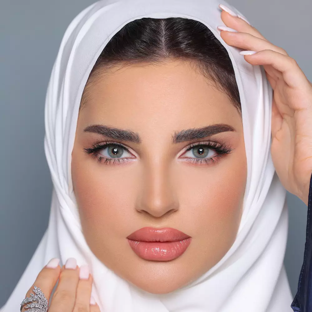 لنز لومینس بلو آبی اقیانوسی بدون دور - Image 2