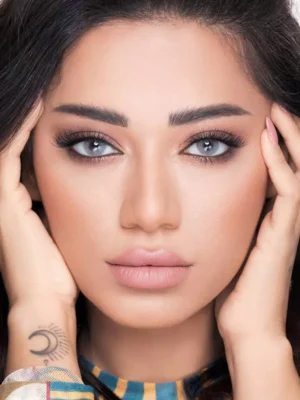 لنز لومینس کریستال طوسی روشن بدون دور - Image 4