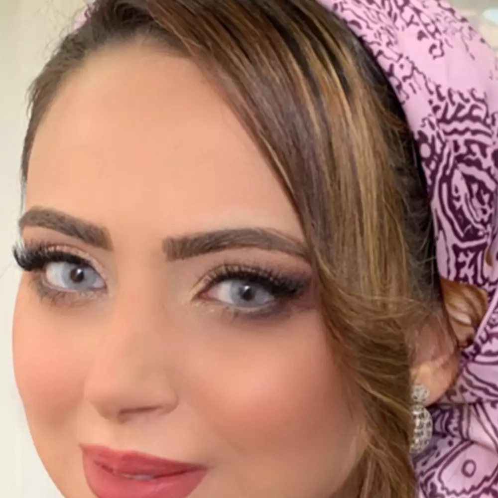 لنز لومینس گری طوسی با ته مایه آبی روشن بدون دور - Image 7