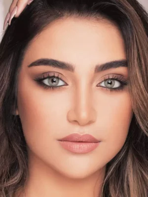 لنز لومینس گرین سبز یشمی روشن بدون دور - Image 9