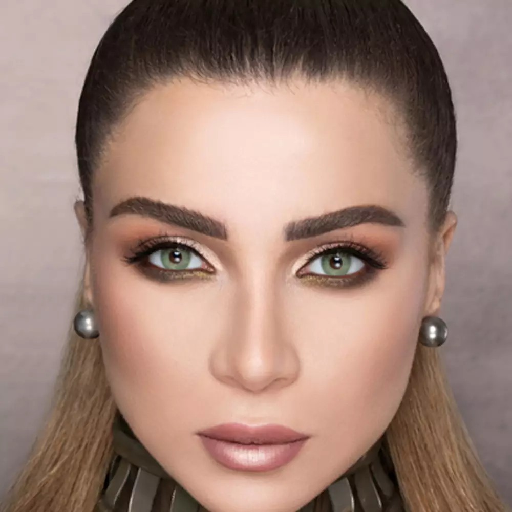 لنز لومینس گرین سبز یشمی روشن بدون دور - Image 4