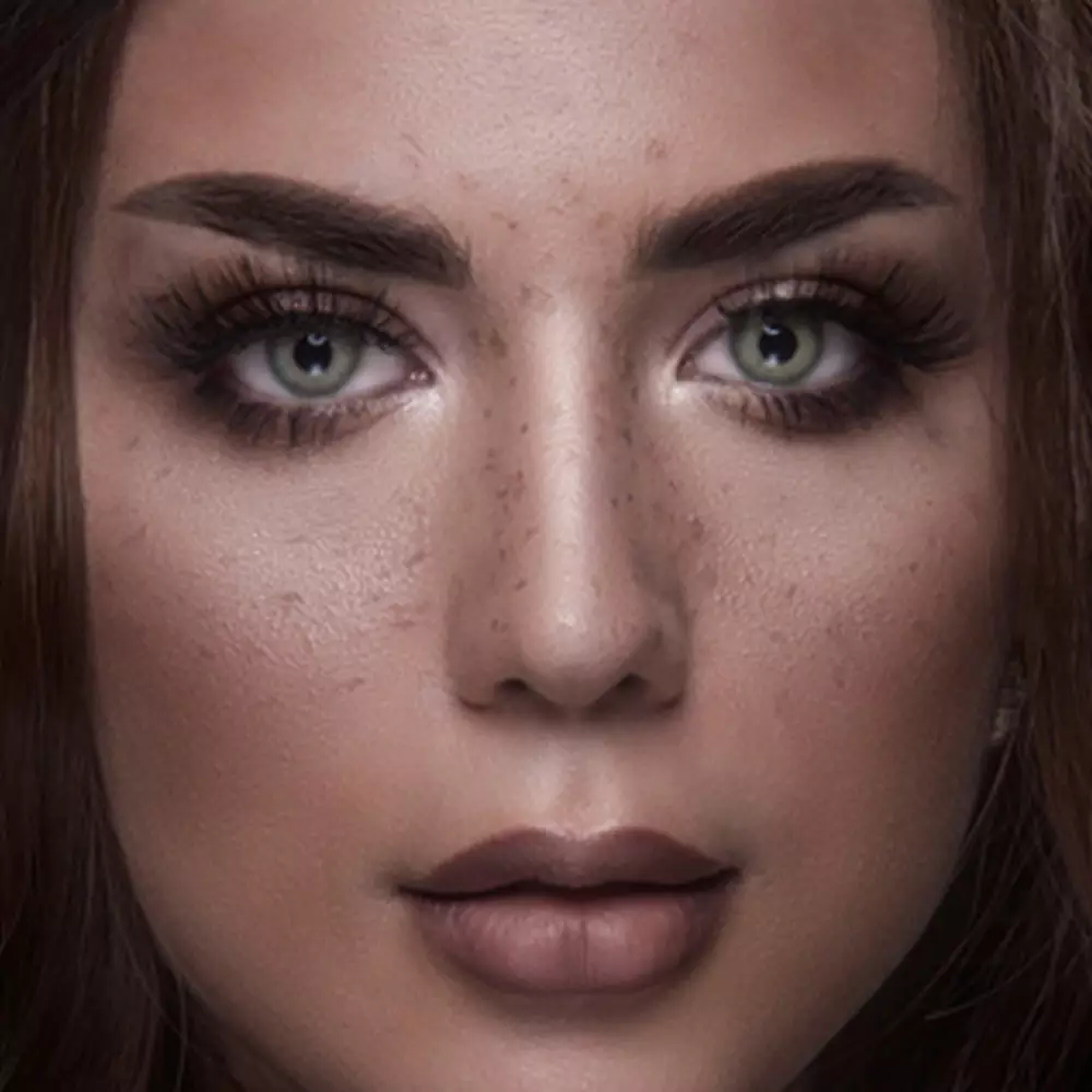 لنز لومینس گرین سبز یشمی روشن بدون دور - Image 5