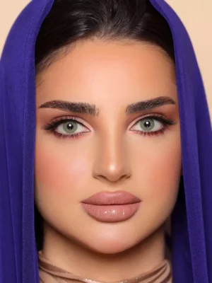 لنز لومینس گرین سبز یشمی روشن بدون دور - Image 8