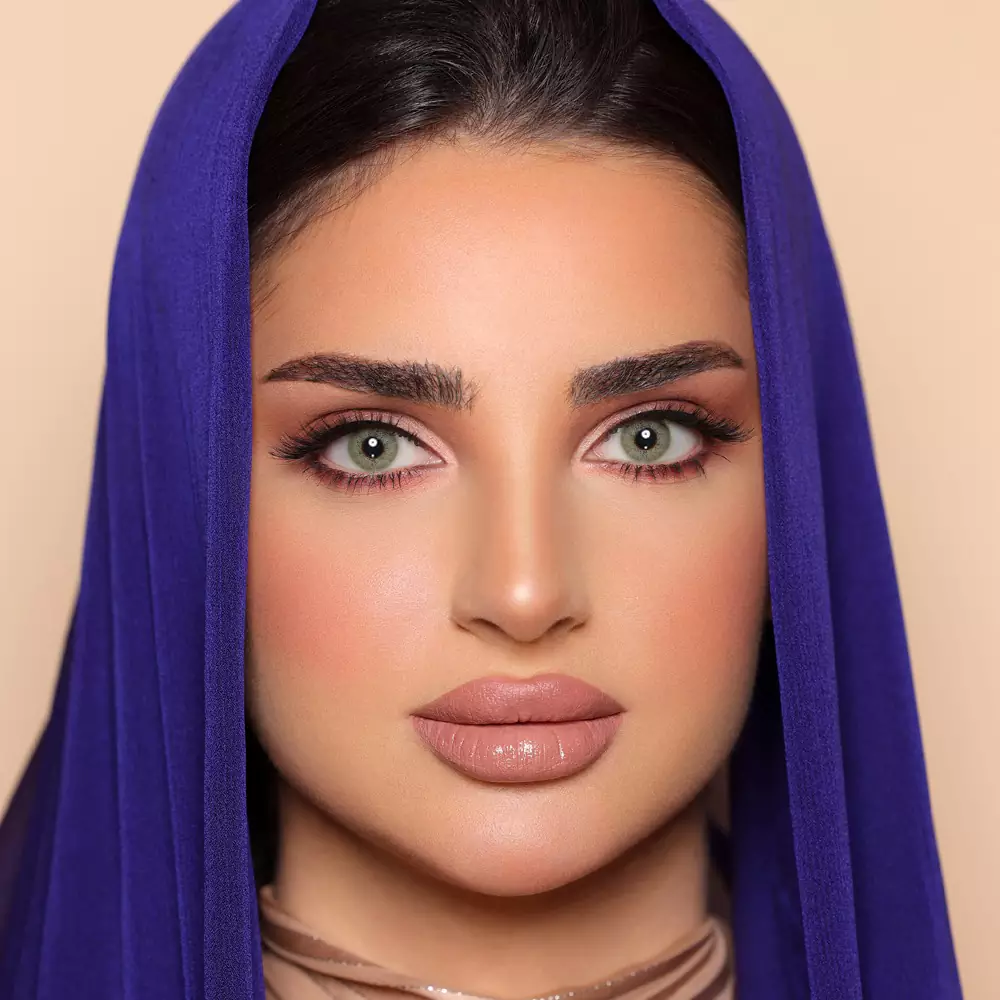 لنز لومینس گرین سبز یشمی روشن بدون دور - Image 8