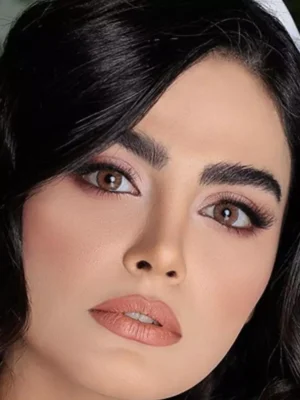 لنز لومینس لاتین براون قهوه ای عسلی روشن دور دار - Image 4