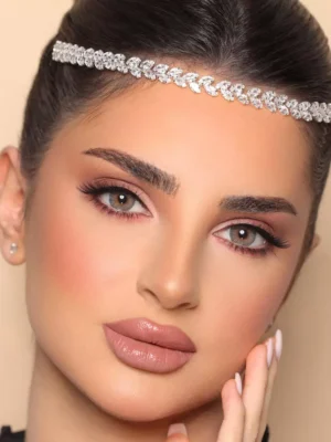 لنز لومینس لاتین گری طوسی عسلی روشن دور دار - Image 2