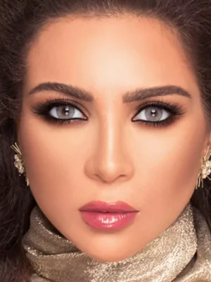 لنز لومینس لاتین گری طوسی عسلی روشن دور دار - Image 6