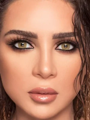 لنز لومینس لمون عسلی سبز بدون دور - Image 9