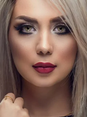 لنز لومینس لمون عسلی سبز بدون دور - Image 7