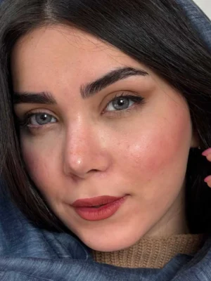 لنز رنگی طوسی شاین دور محو سندی گری رز