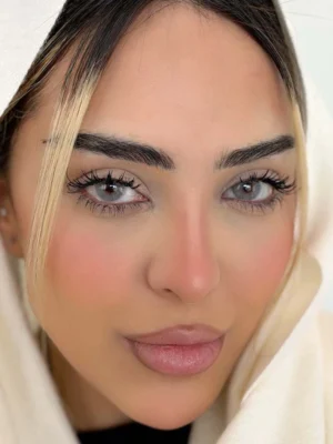 لنز رنگی طوسی فیلی سیلور یونیک