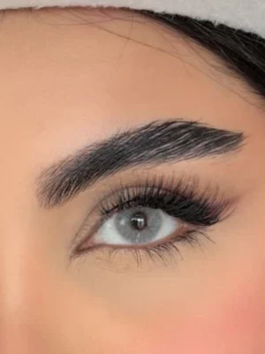 لنز رنگی طوسی فیلی سیلور یونیک