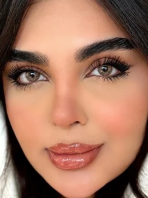 لنز رنگی خاکی عسلی برنز یونیک
