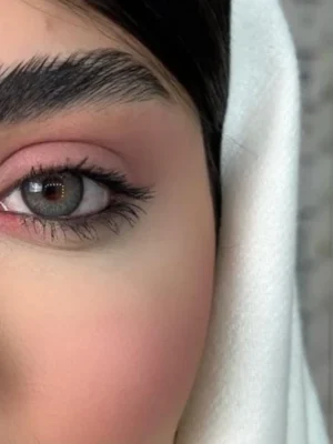 لنز رنگی طوسی خاکستری بافت کهکشانی نیاگارا یونیک