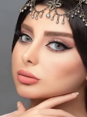 لنز رنگی سنوریتا لایت گری طوسی سبز دورمحو سالانه