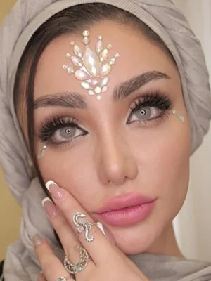 لنز ترسا مجیک اسموک طوسی سبز - Image 2