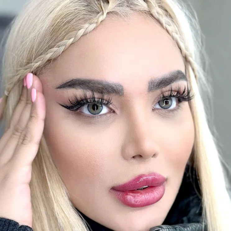 لنز یونیک والرین طوسی سبز دور دار