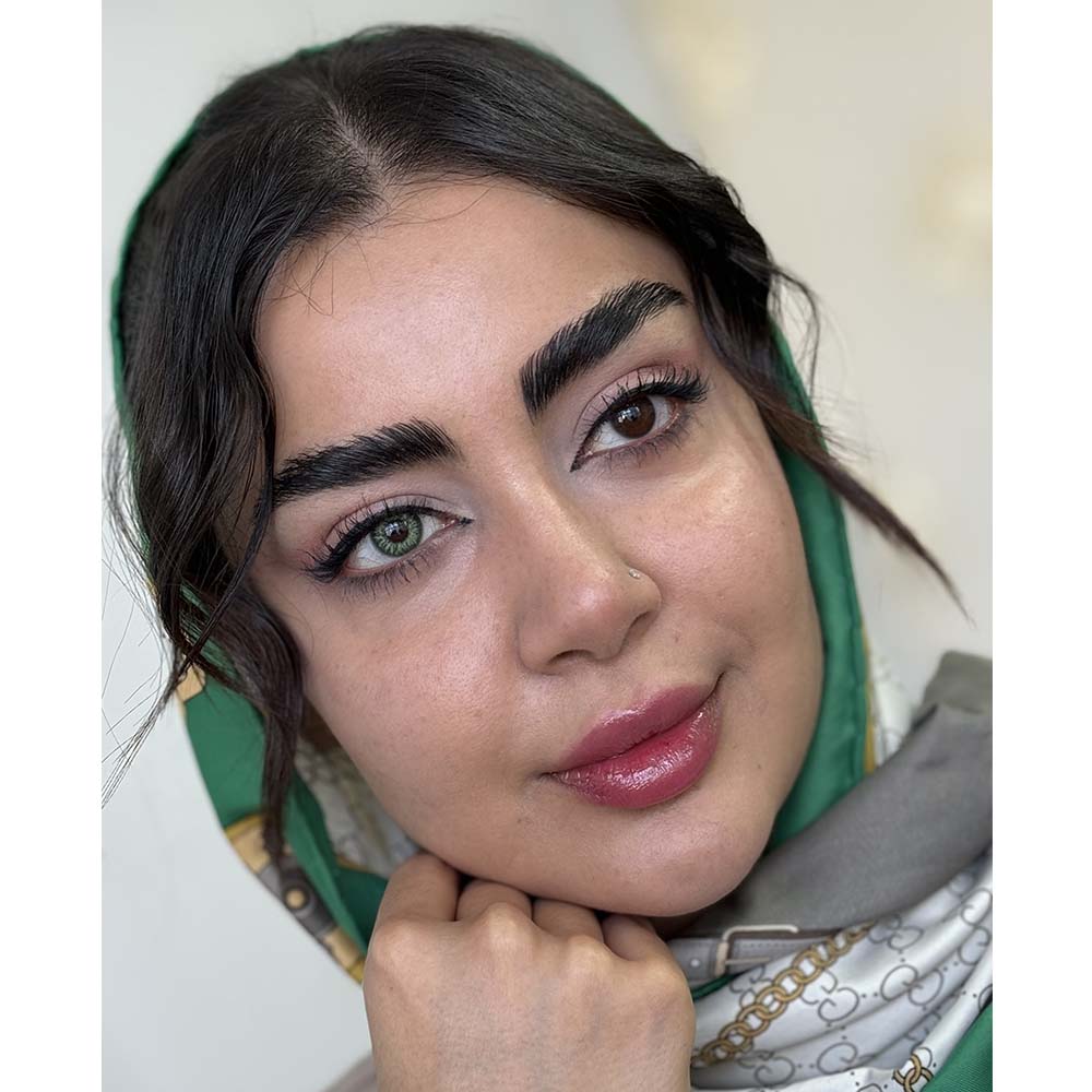لنز رنگی سبز کد 542