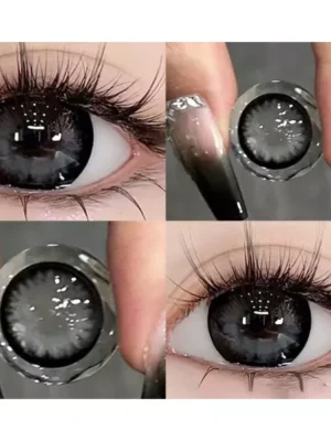 لنز آماندا آلموند بلک مشکی مرکز طوسی دوردار - Image 2