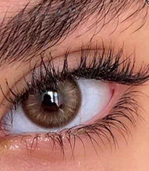 لنز قهوه ای عسلی آلموند براون آماندا کد 552