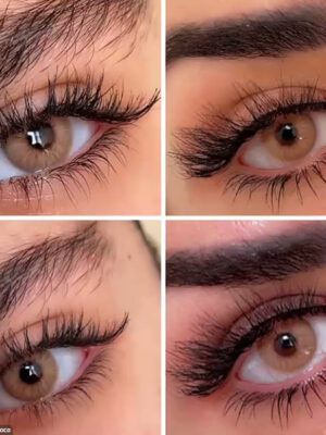 لنز عسلی خاکی آلموند کوکو آماندا کد 553