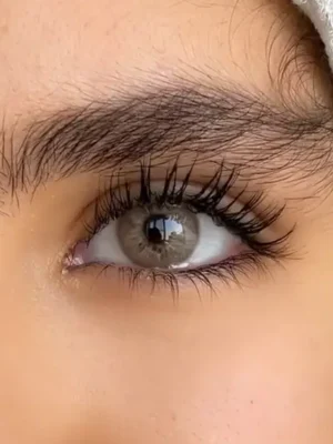 لنز آماندا هاوایی هیزل عسلی خاکی دورمحو - Image 2