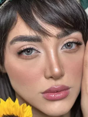 لنز آماندا کینگ گری طوسی سبز - Image 5