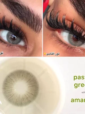 لنز آماندا پاستل گرین سبز - Image 5