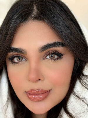 لنز عسلی طوسی برنز یونیک کد 2107