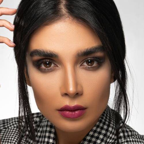 لنز چشم فصلی قهوه ای دوردار از برند فستیوال مورنینگ کیو Festival Morning Q brown 2tone - Image 2
