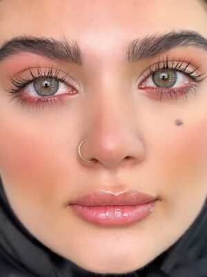 لنز رنگی اوربان طوسی سبز کلوپاترا گری