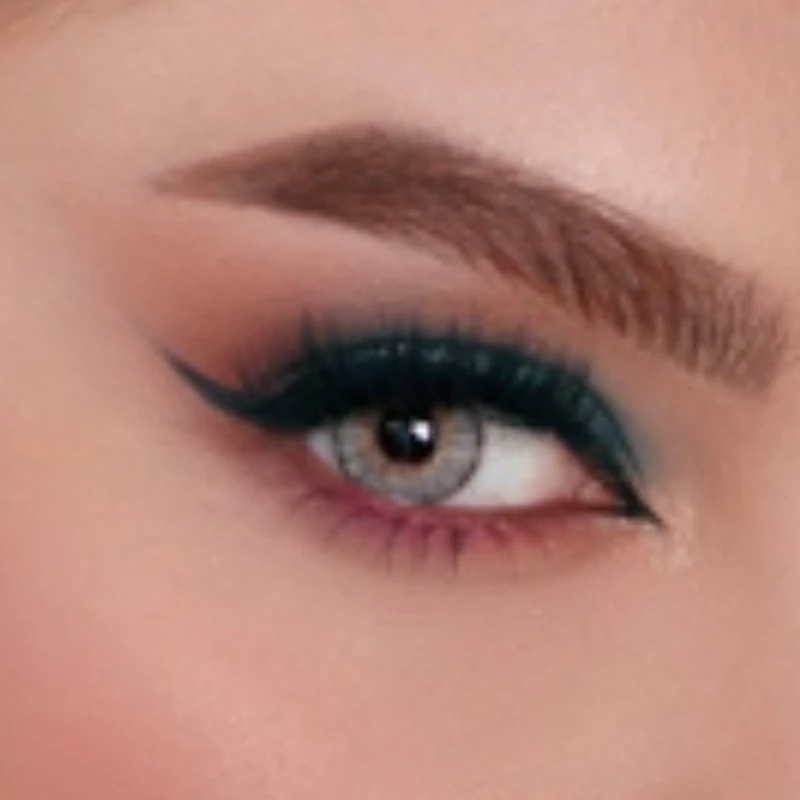 لنز آیس کالر سالانه (طوسی سبز دوردار) سری لاکچری Ice color Luxury alovera - Image 2
