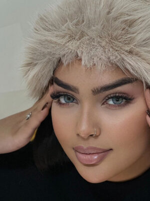 لنز ترکیبی آبی طوسی عسلی گلکسی بلو سلنا کد 1117