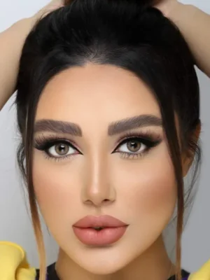 لنز جمستون اوئو کافی طوسی عسلی - Image 3