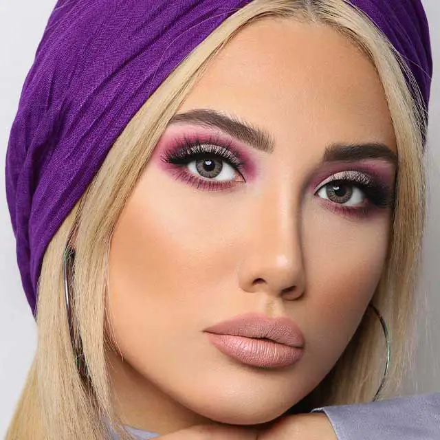 لنز جمستون اوئو گری کلاسیک طوسی عسلی دور دار - Image 8