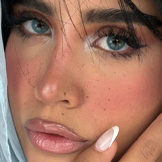 لنز جمستون کبالت بلو کول آبی اقیانوسی بدون دور - Image 6