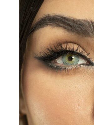 لنز رنگی اوربان ترکیبی طوسی با ته رنگ آبی همراه با رگه های سبز عسلی کخ گری