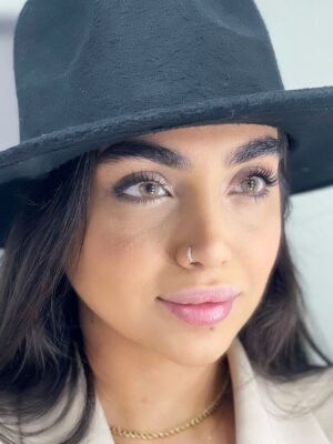 لنز آیس کالر کارولینا عسلی خاکی - Image 3