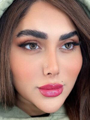 لنز آیس کالر چارمینگ گرین سبز عسلی - Image 2
