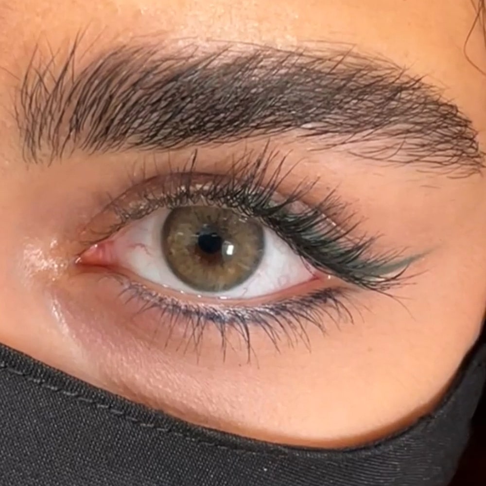 لنز آیس کالر گلد بلو طوسی عسلی