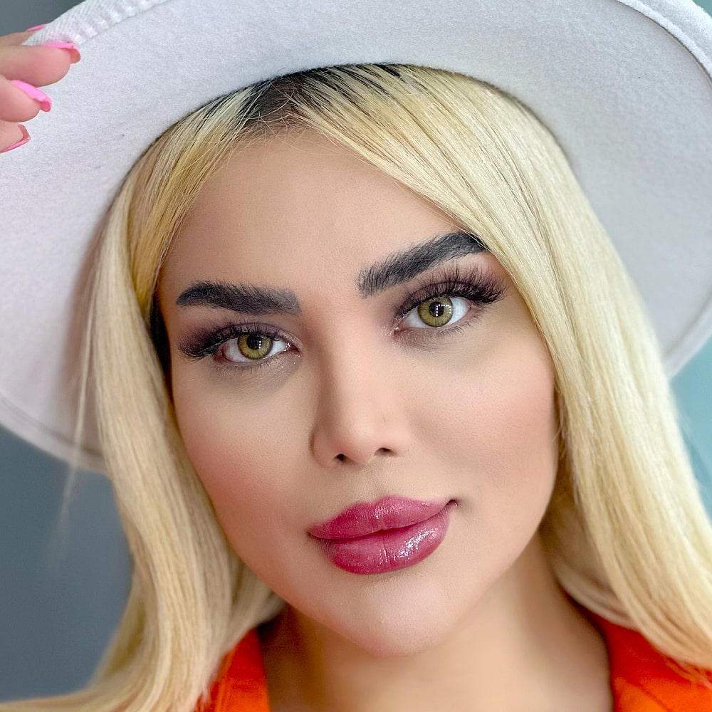 لنز آیس کالر ویرجینیا عسلی سبز