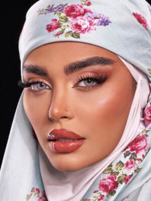 لنز آیس کالر رادین وایت طوسی روشن - Image 4