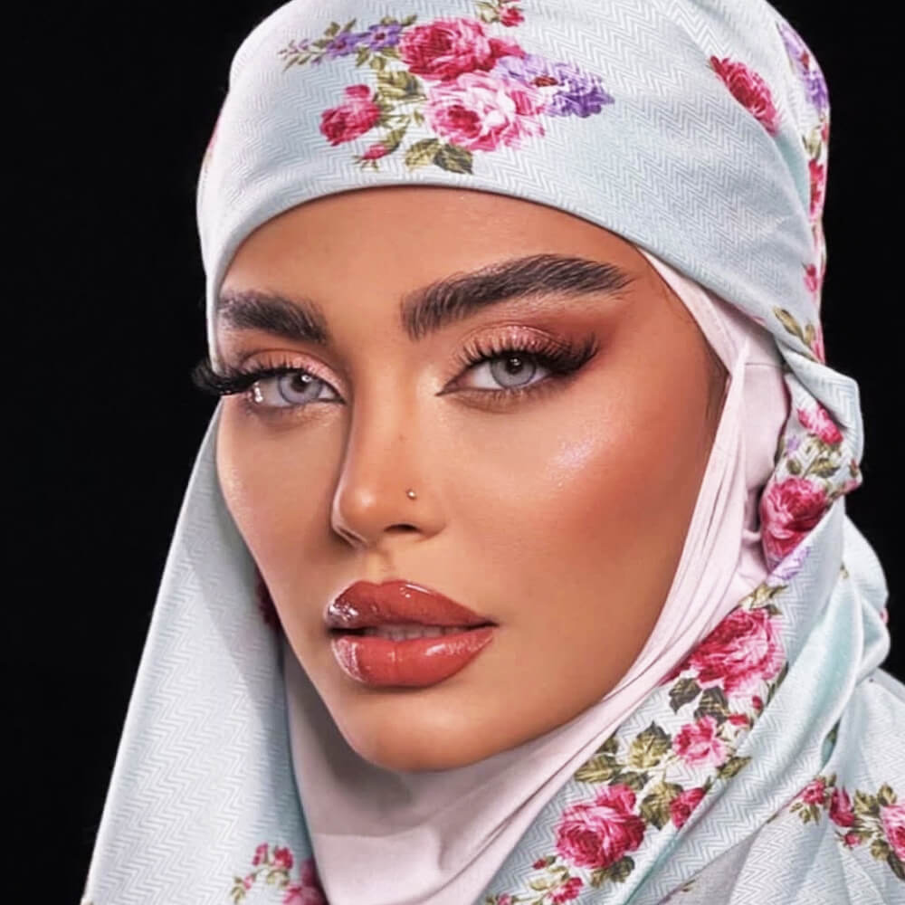 لنز آیس کالر رادین وایت طوسی روشن - Image 4