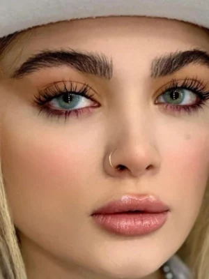 لنز آیس کالر ربل بلو سبز آبی