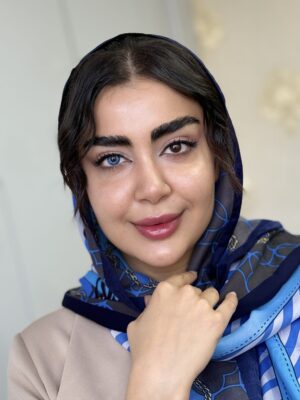 لنز آبی نیوی بلو آماندا کد 541