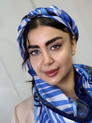 لنز آبی نیوی بلو آماندا کد 541