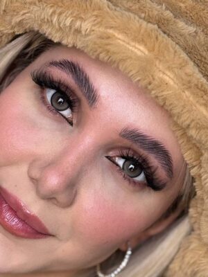 لنز چشم رنگی طوسی نقره ای مشکی دوردار نوادا کد 1113